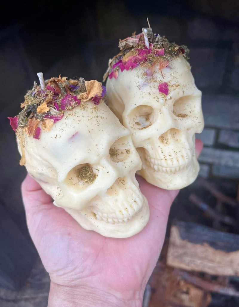 The Skull of Samhain Candle~ Thinning of the Veil, Connection to Ances